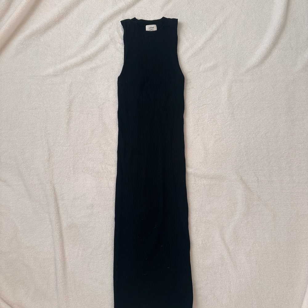 Aritzia Black Sleeveless Maxi Dress